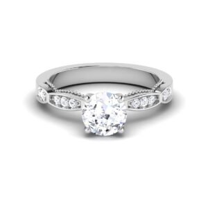 Timeless Brilliance: 1 Carat Diamond Ring, Eternal Elegance in 18k Gold