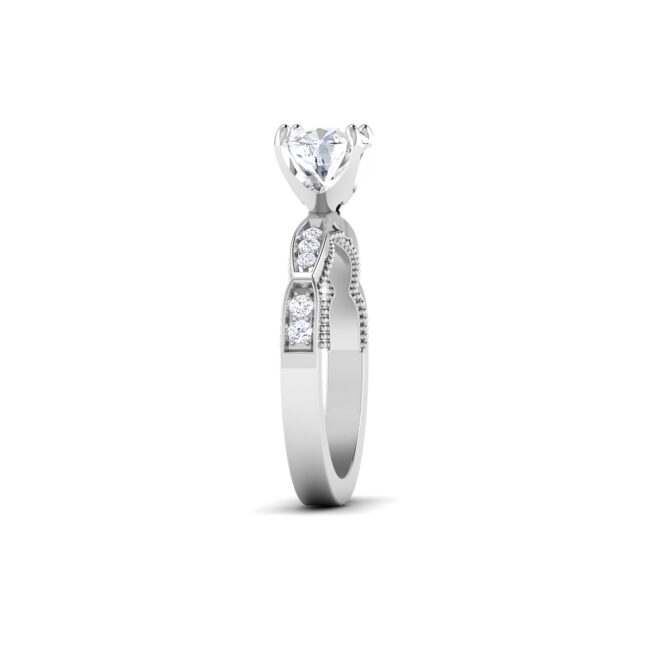 Timeless Brilliance: 1 Carat Diamond Ring, Eternal Elegance in 18k Gold