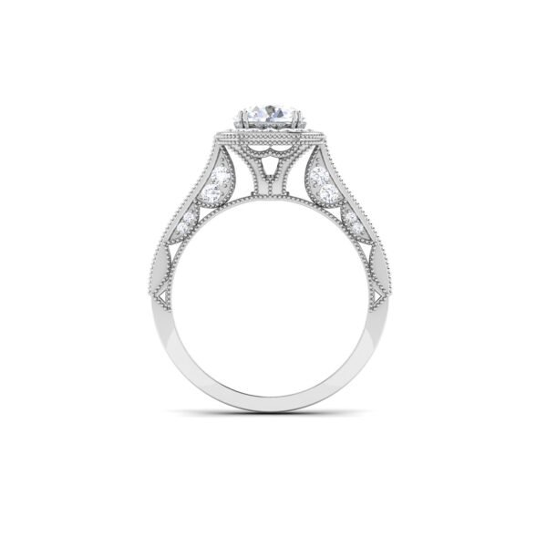Stellar Serenade: 1 Carat Diamond Ring, Celestial Charm in 18k Gold