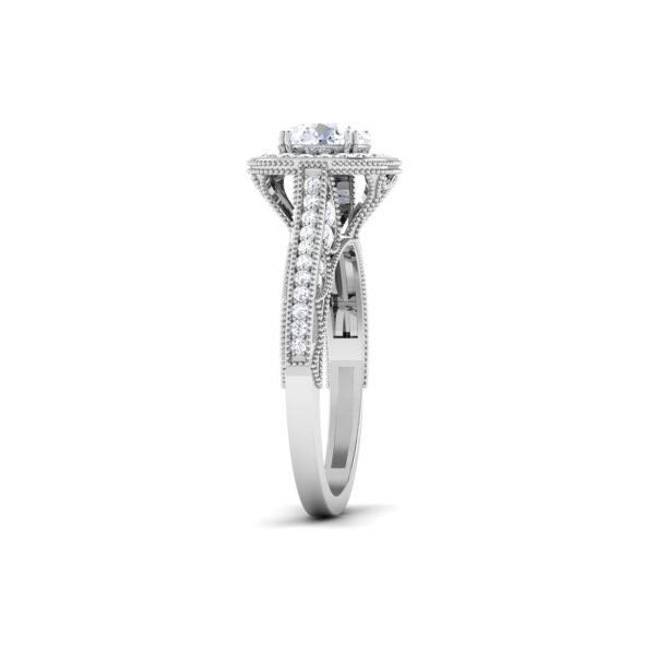 Stellar Serenade: 1 Carat Diamond Ring, Celestial Charm in 18k Gold