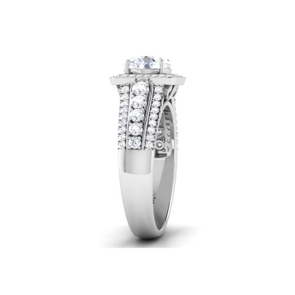 Elegant 1 ct Diamond Ring: Timeless Glamour in 18K Gold
