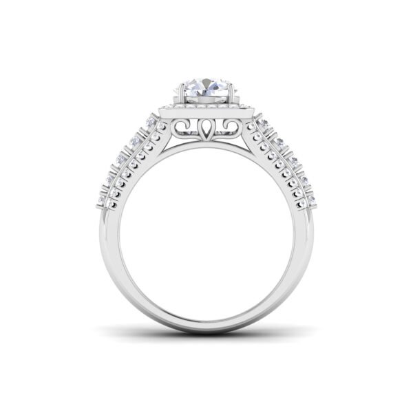 Elegant 1 ct Diamond Ring: Timeless Glamour in 18K Gold