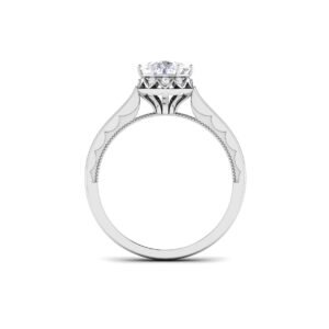 0.8 Carat Diamond Ring in 18K Gold – Dubai UAE | Ethereal Sparkle