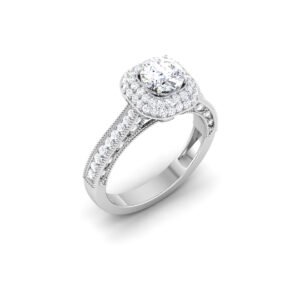 Brilliant Fusion: 0.8 Carat Diamond Ring, Exquisite Harmony in 18k Gold
