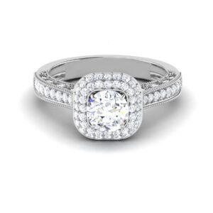 Brilliant Fusion: 0.8 Carat Diamond Ring, Exquisite Harmony in 18k Gold