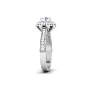 Brilliant Fusion: 0.8 Carat Diamond Ring, Exquisite Harmony in 18k Gold