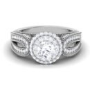 Enchanted Harmony: 0.5 Carat Diamond Spellbinding Beauty in 18k Gold