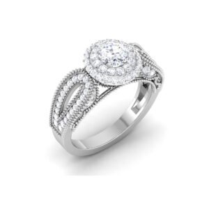 Enchanted Harmony: 0.5 Carat Diamond Spellbinding Beauty in 18k Gold