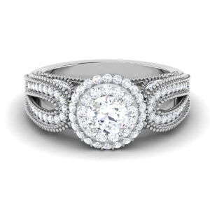 Enchanted Harmony: 0.5 Carat Diamond Spellbinding Beauty in 18k Gold