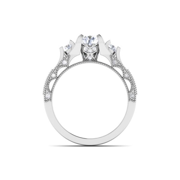 Twinkling Whispers: 0.4 Carat Diamond Delight in 18k Gold - Image 2
