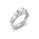 Twinkling Whispers: 0.4 Carat Diamond Delight in 18k Gold