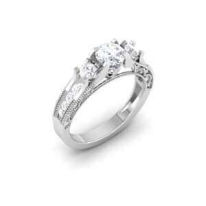 Twinkling Whispers: 0.4 Carat Diamond Delight in 18k Gold