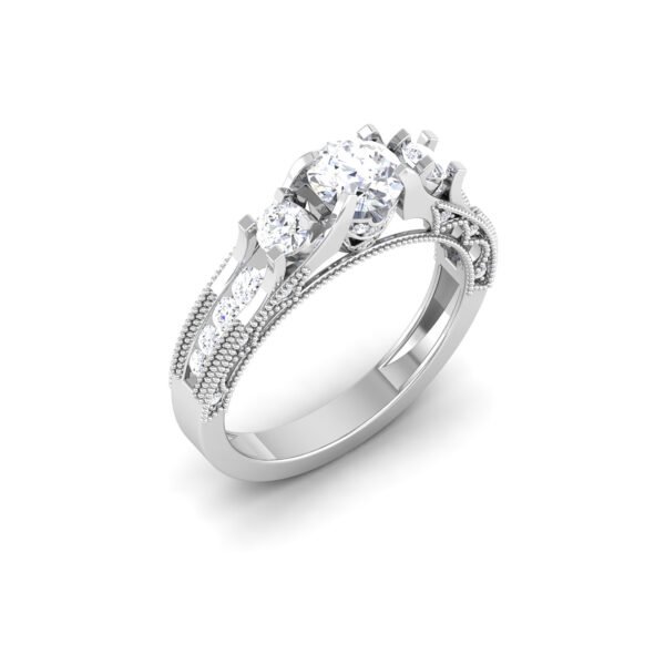 Twinkling Whispers: 0.4 Carat Diamond Delight in 18k Gold - Image 3