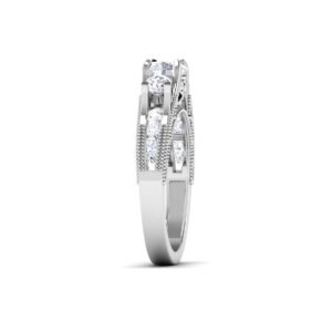 Twinkling Whispers: 0.4 Carat Diamond Delight in 18k Gold