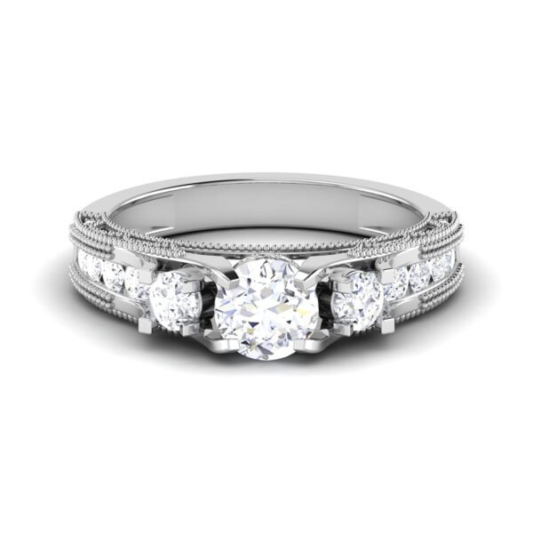 Twinkling Whispers: 0.4 Carat Diamond Delight in 18k Gold