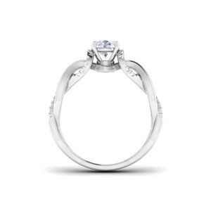 Enchanting 0.7 Carat Diamond Ring: Captivating Beauty in 18K Gold