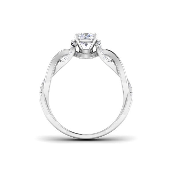 Enchanting 0.7 Carat Diamond Ring: Captivating Beauty in 18K Gold