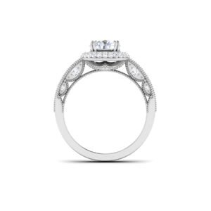 Majestic Symphony: 1 Carat Diamond Harmony in 18k Gold