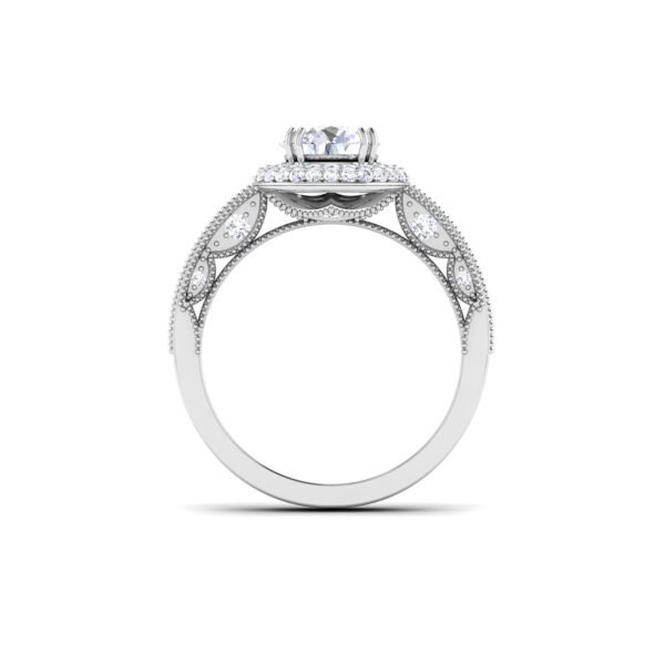 Majestic Symphony: 1 Carat Diamond Harmony in 18k Gold