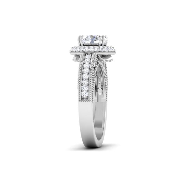 Majestic Symphony: 1 Carat Diamond Harmony in 18k Gold