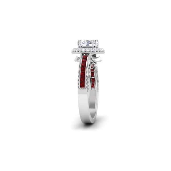 Captivating Splendor: 1 Carat Diamond Opulence in 18k Gold