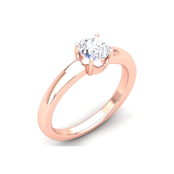 Sparkling Elegance Diamond Ring – 0.7 Carat Diamond Ring in 18K Gold Dubai UAE