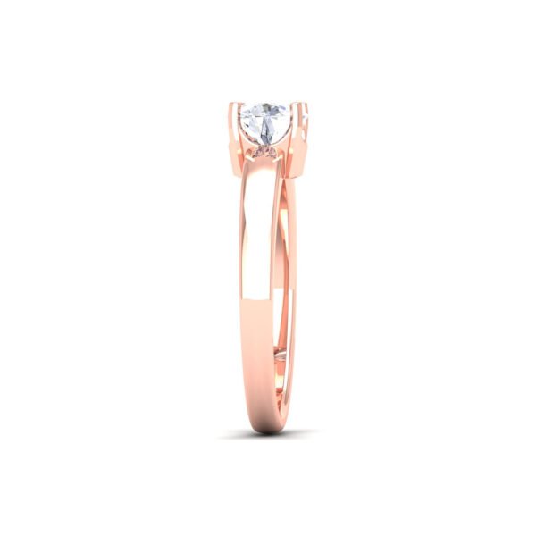 Sparkling Elegance Diamond Ring – 0.7 Carat Diamond Ring in 18K Gold Dubai UAE