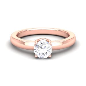 Sparkling Elegance: 0.7 Carat Diamond Ring in 18k Gold