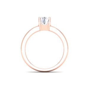 Sparkling Elegance Diamond Ring – 0.7 Carat Diamond Ring in 18K Gold Dubai UAE