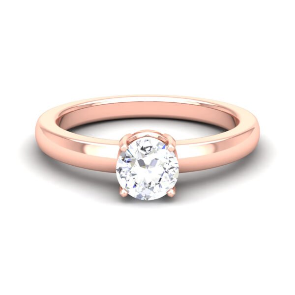 Sparkling Elegance: 0.7 Carat Diamond Ring in 18k Gold