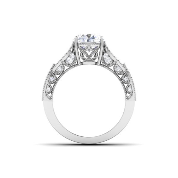Ethereal Luminary: 1 Carat Diamond Luminosity in 18k Gold