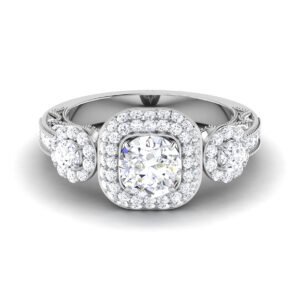 Mystic Melody: 0.8 Carat Diamond Harmony in 18k Gold