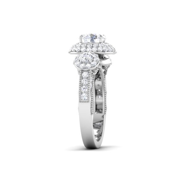 Mystic Melody: 0.8 Carat Diamond Harmony in 18k Gold