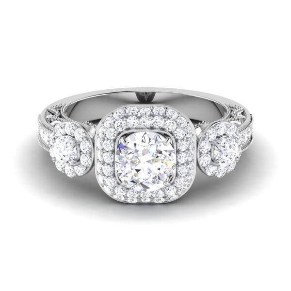 Mystic Melody: 0.8 Carat Diamond Harmony in 18k Gold