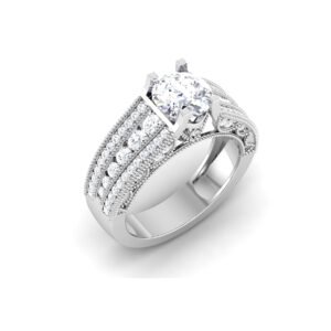 Dazzling Rhapsody: 0.8 Carat Diamond Symphony in 18k Gold