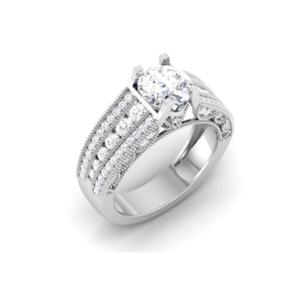Dazzling Rhapsody: 0.8 Carat Diamond Symphony in 18k Gold