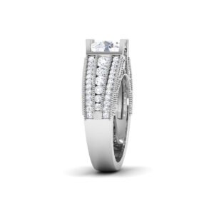 Dazzling Rhapsody: 0.8 Carat Diamond Symphony in 18k Gold