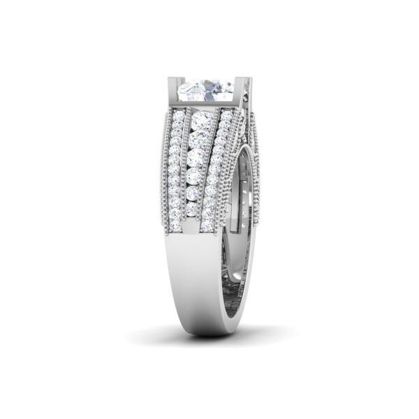 Dazzling Rhapsody: 0.8 Carat Diamond Symphony in 18k Gold