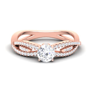 Radiant Starburst: 0.7 Carat Diamond Ring, Exquisite in 18k Gold