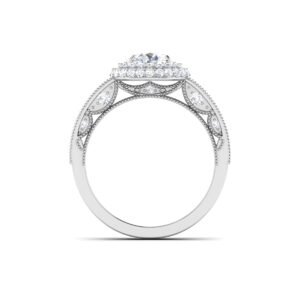 Enigmatic Brilliance: 0.8 Carat Diamond Enchantment in 18k Gold
