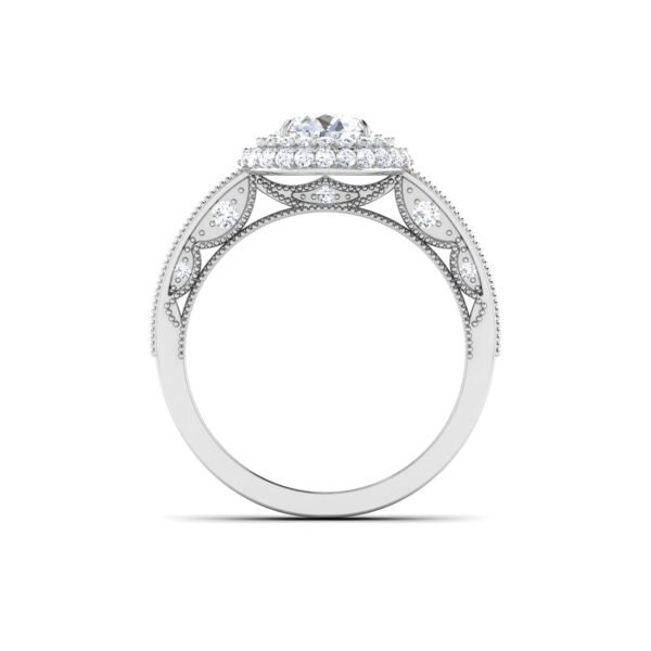 Enigmatic Brilliance: 0.8 Carat Diamond Enchantment in 18k Gold