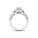 Infinite Brilliance: 1 Carat Diamond Eternal Glow in 18k Gold