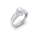 Infinite Brilliance: 1 Carat Diamond Eternal Glow in 18k Gold