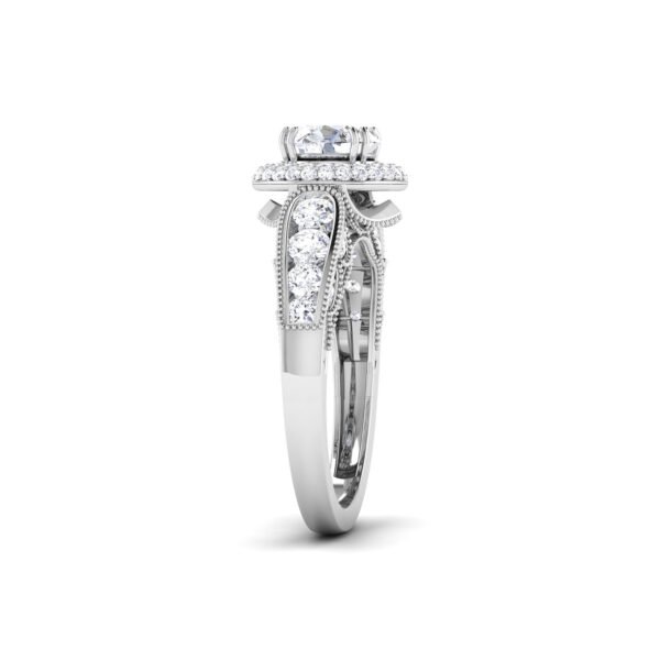 Infinite Brilliance: 1 Carat Diamond Eternal Glow in 18k Gold - Image 4