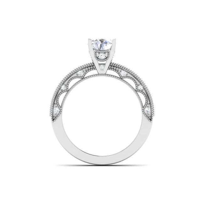 Twilight Shimmer: 0.8 Carat Diamond Twilight in 18k Gold - Image 2