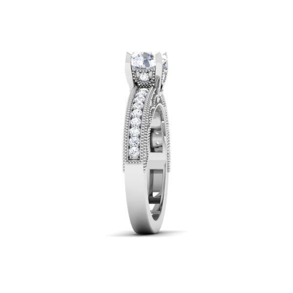 Twilight Shimmer: 0.8 Carat Diamond Twilight in 18k Gold - Image 4