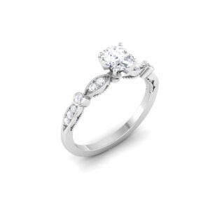Ethereal Charm: 0.8 Carat Diamond Ethereal Allure in 18k Gold