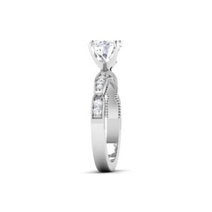 Luminous Symphony 1 Carat Diamond Ring in 18K Gold Dubai