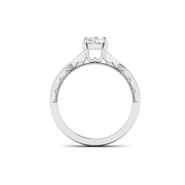 Captivating Aura: 0.8 Carat Diamond Captivating Glow in 18k Gold - Image 2