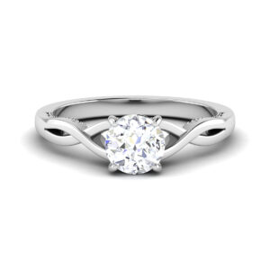 Captivating Aura: 0.8 Carat Diamond Captivating Glow in 18k Gold